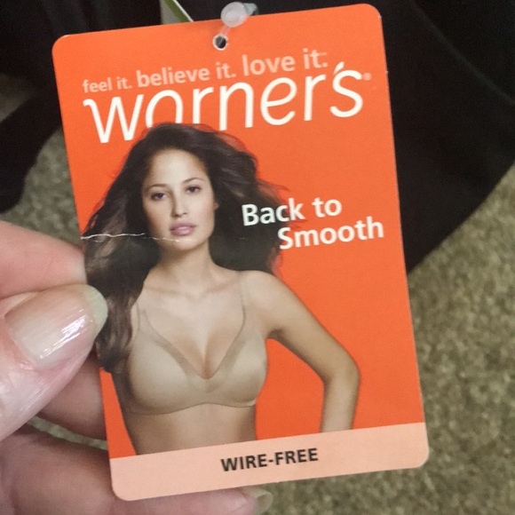 NWT Warner’s Back to Smooth Wire-Free Bra Sz 38B - Picture 6 of 7